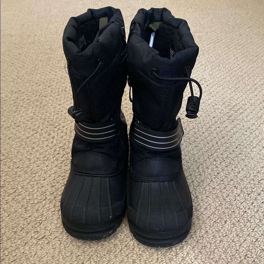Kids Black Winter Boots